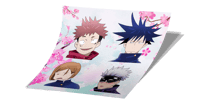 Image 2 of JJK Mini Sticker Sheet (4 minis)