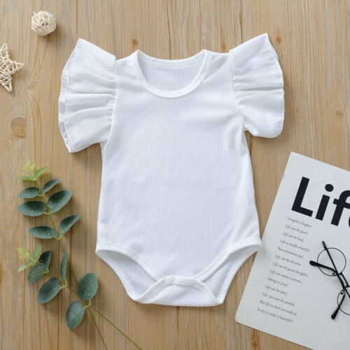 Image of Mumma & Me 'Angel' Frill Sleeve Bodysuit