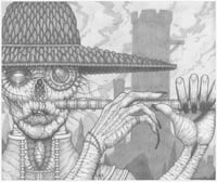 Image 1 of Pay the Piper - Framed Original Graphite