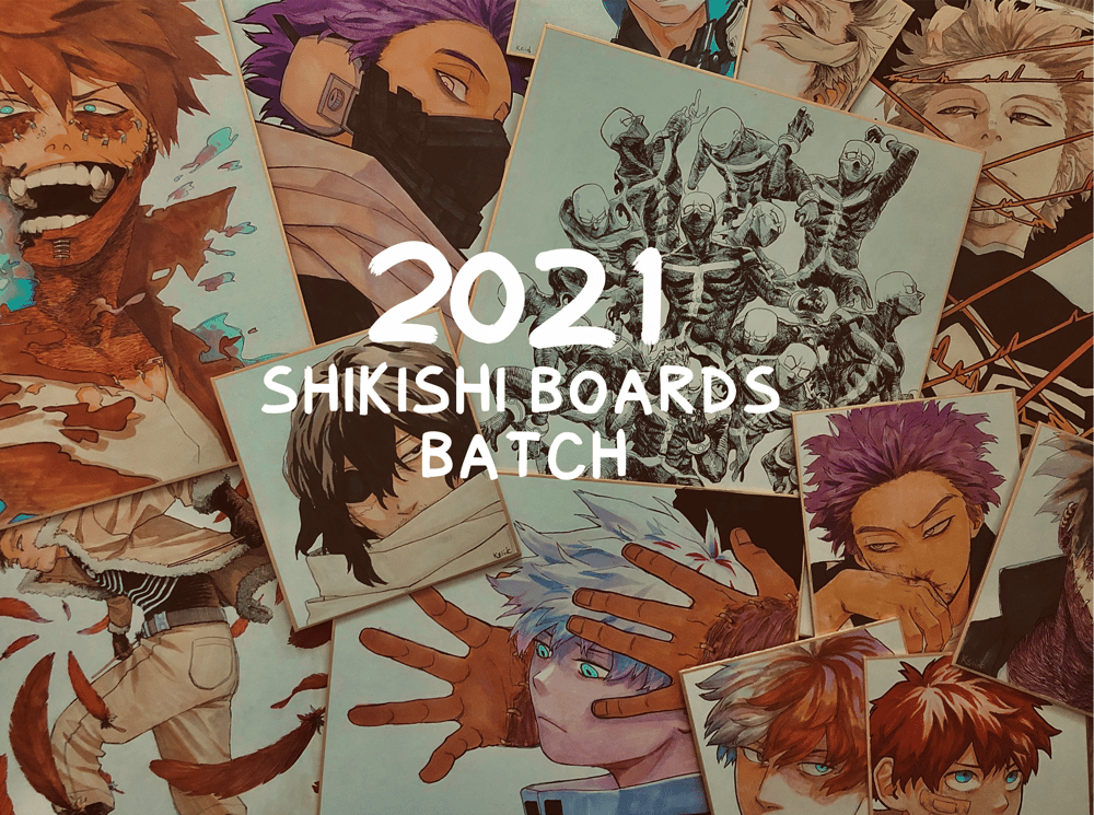 Image of 2021 Shikishi boards