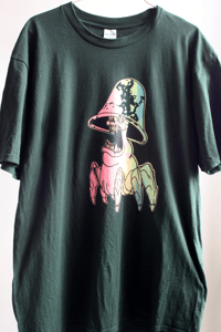 Image 1 of Battle Shroom Tshirt ( Green-L)