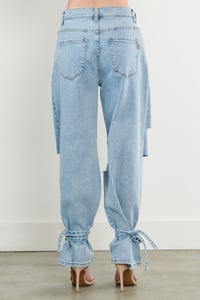 Image 4 of “Southern Belle” Light Washed Distressed Denim 