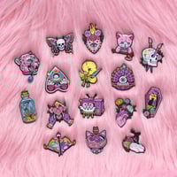Image 4 of CREEPY CUTE THEMED Mystery Seconds Pins - various designs - lucky dip enamel pins!