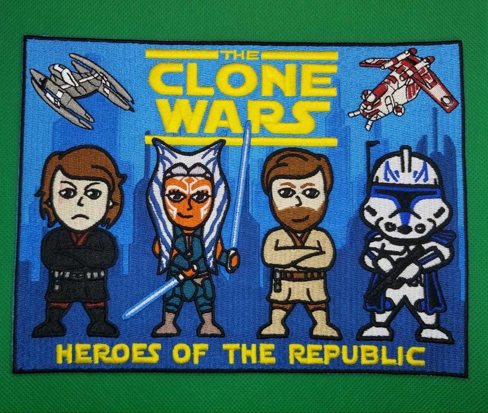 Heroes of the Republic 4-piece patch set
