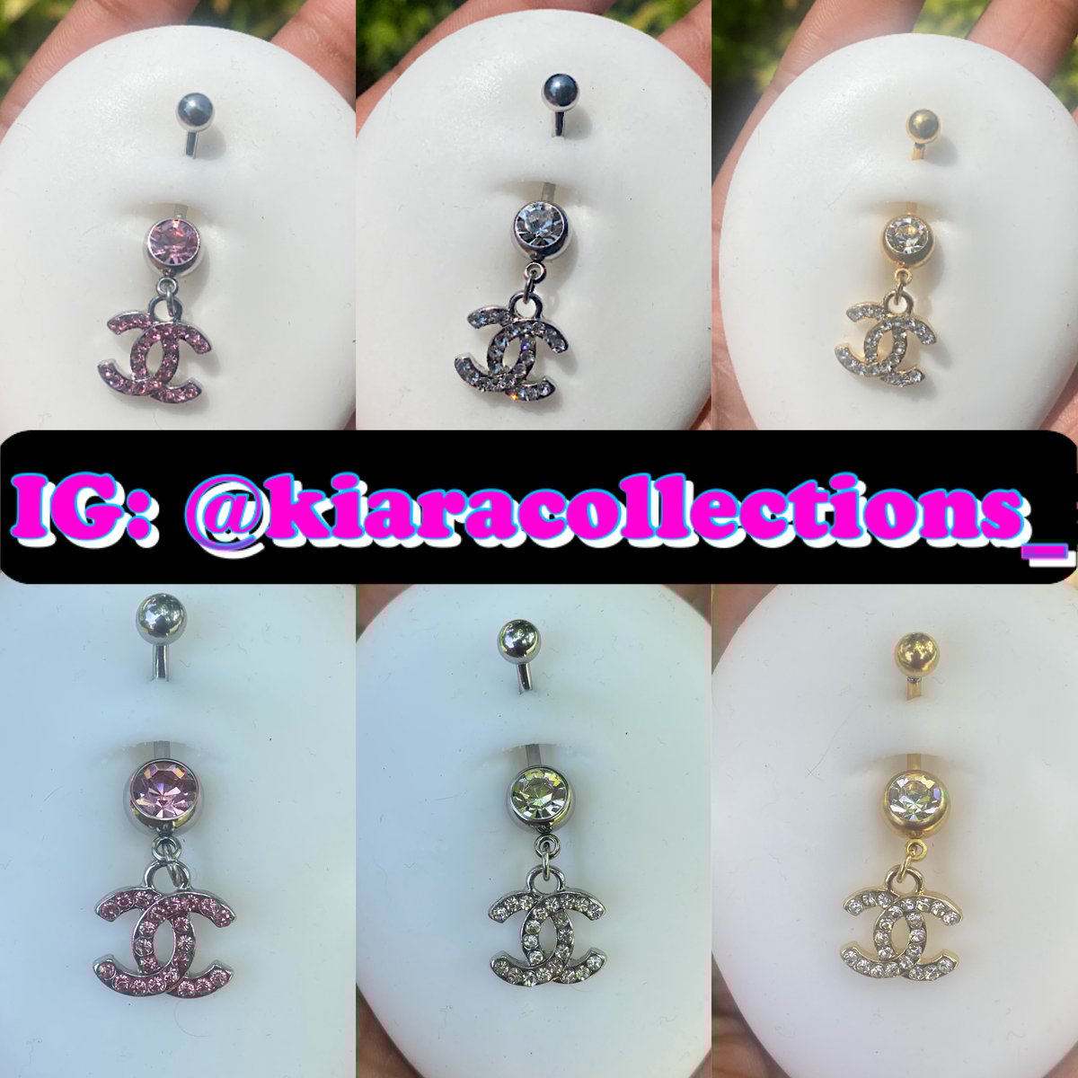 Coco chanel belly ring deals