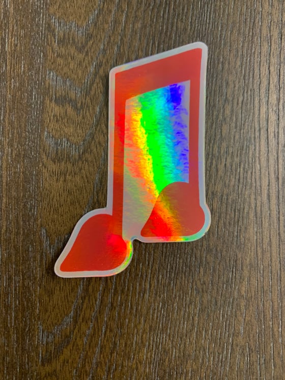 Image of Love Note Holographic Stickers