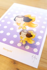 Image 1 of Marigold - LTD Pin + Print 2-pc Set