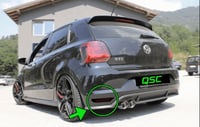 Image 4 of X2 Vw Polo 6c Gti Rear Reflector Overlay Sticker