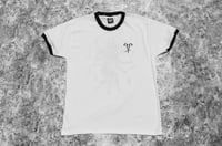 Image 1 of Hundred Hands White Ringer T-Shirt