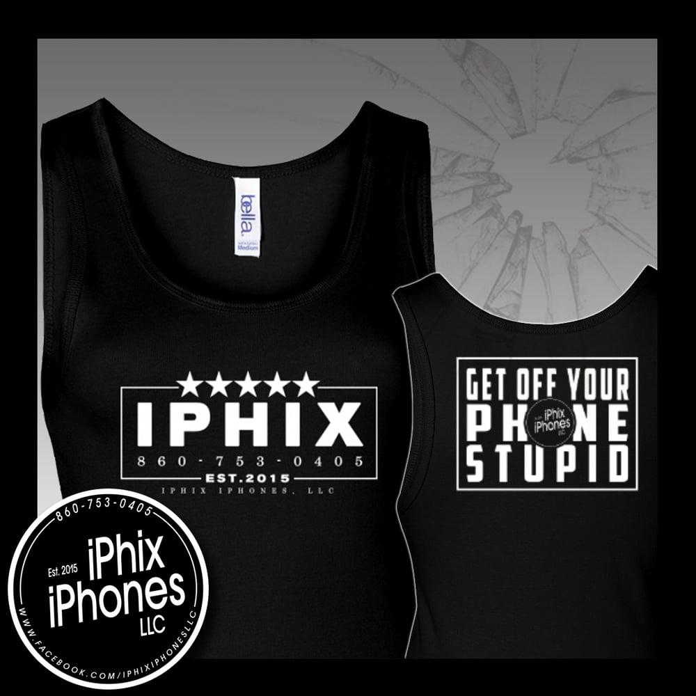Image of Ladies get off your phone stupid tank