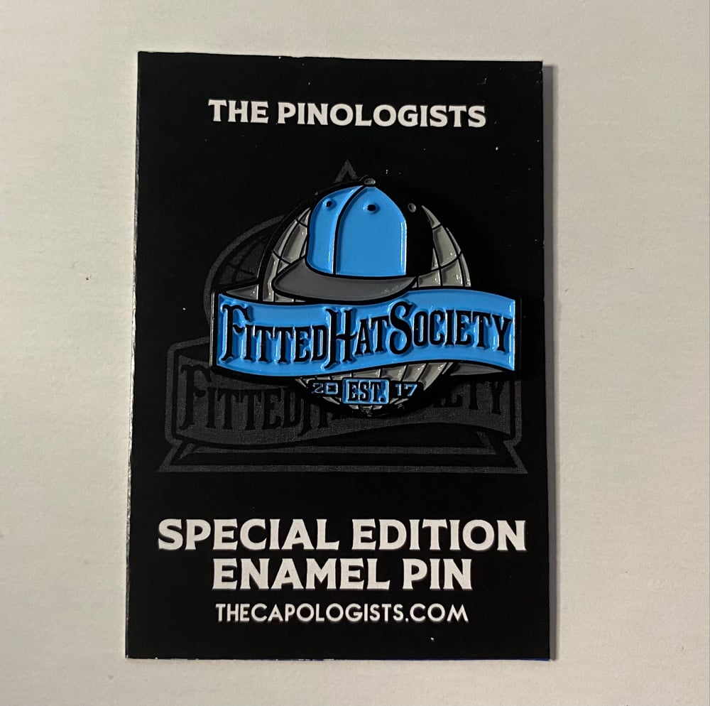 World Enamel Pin - Sky Blue / Grey