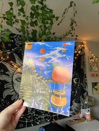 Image 2 of Orange Air Balloons Print