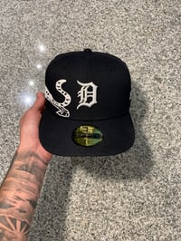 Image 2 of NAVY DETROIT TIGERS CUSTOM FITTED ( birth year)