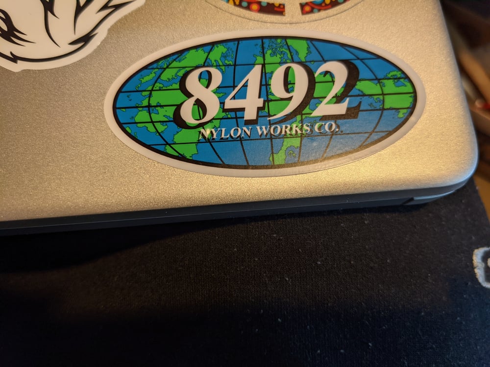 8492 Logo Sticker (Oval)