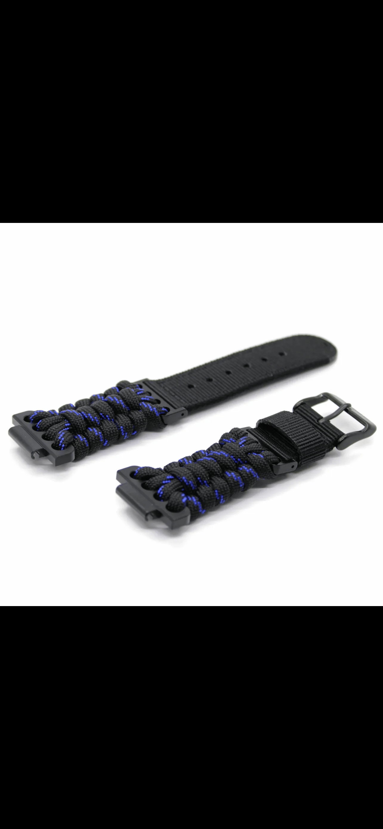 Thin blue line hot sale paracord apple watch band