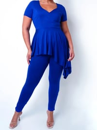 Image 1 of Plus Asymmetrical Pant Set