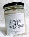 Happy Birthday candle