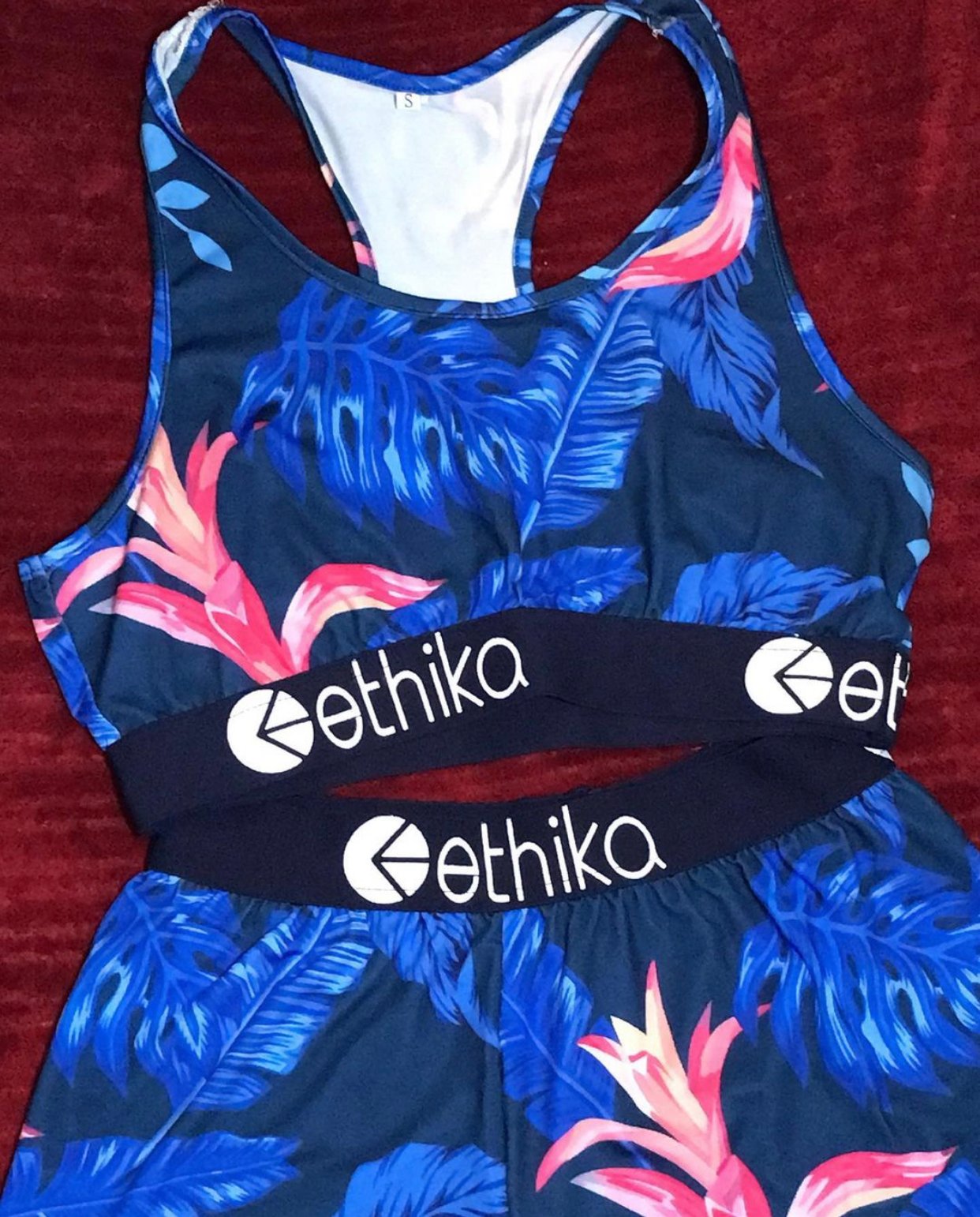 Image of Flower blue ethika set 