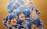 Blue Phi Sticker