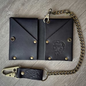 Image of Leather DFD Chain Wallet
