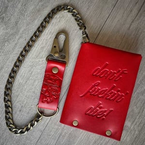 Image of Leather DFD Chain Wallet