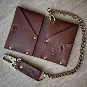 Image of Leather DFD Chain Wallet