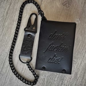 Image of Leather DFD Chain Wallet