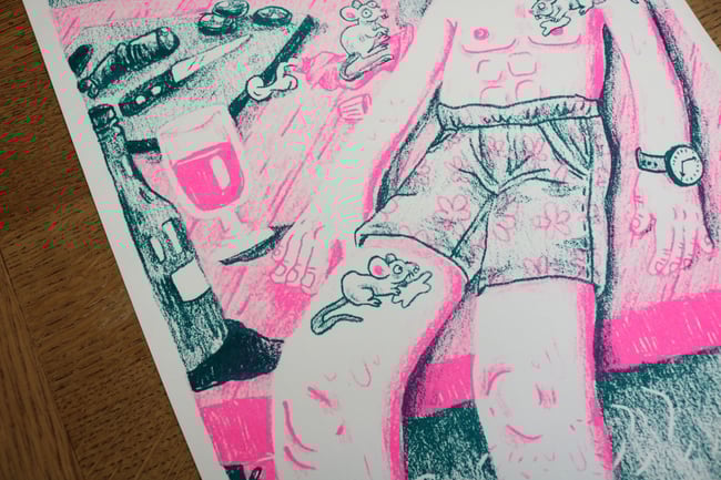 "Au bord de l'eau"  Riso