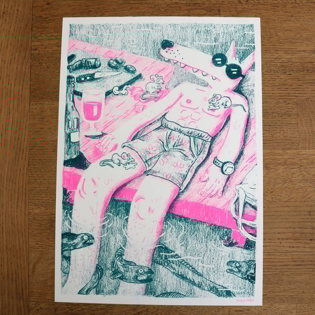 "Au bord de l'eau"  Riso