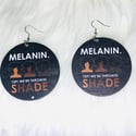 Melanin Yep I’m Throwin’ Shade Wood Earring