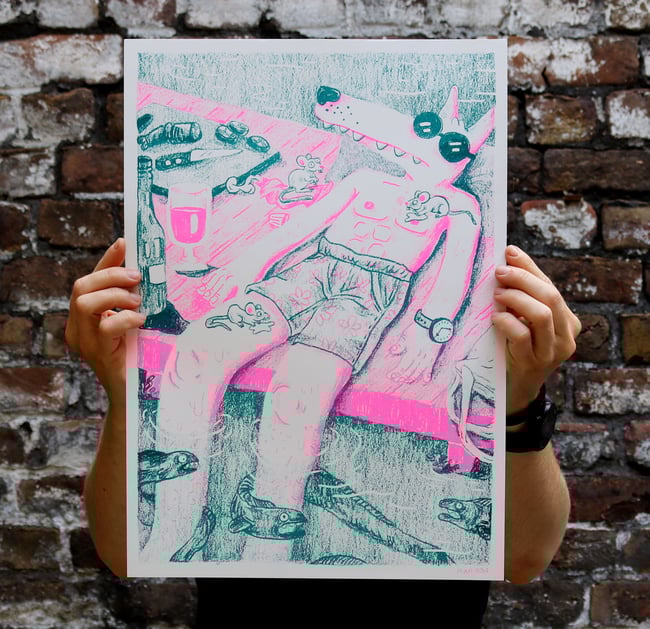 "Au bord de l'eau"  Riso