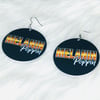 Melanin Poppin’ 2 Wood Earrings 