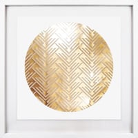 Image 3 of 'Sentience'  Limited Edition gold foil screenprint *Edn Sold out