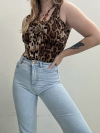 Image 3 of 00s cheetah print top  // M