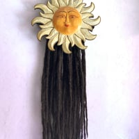 Image 2 of DARK BROWN synthetic dreadlock extensions