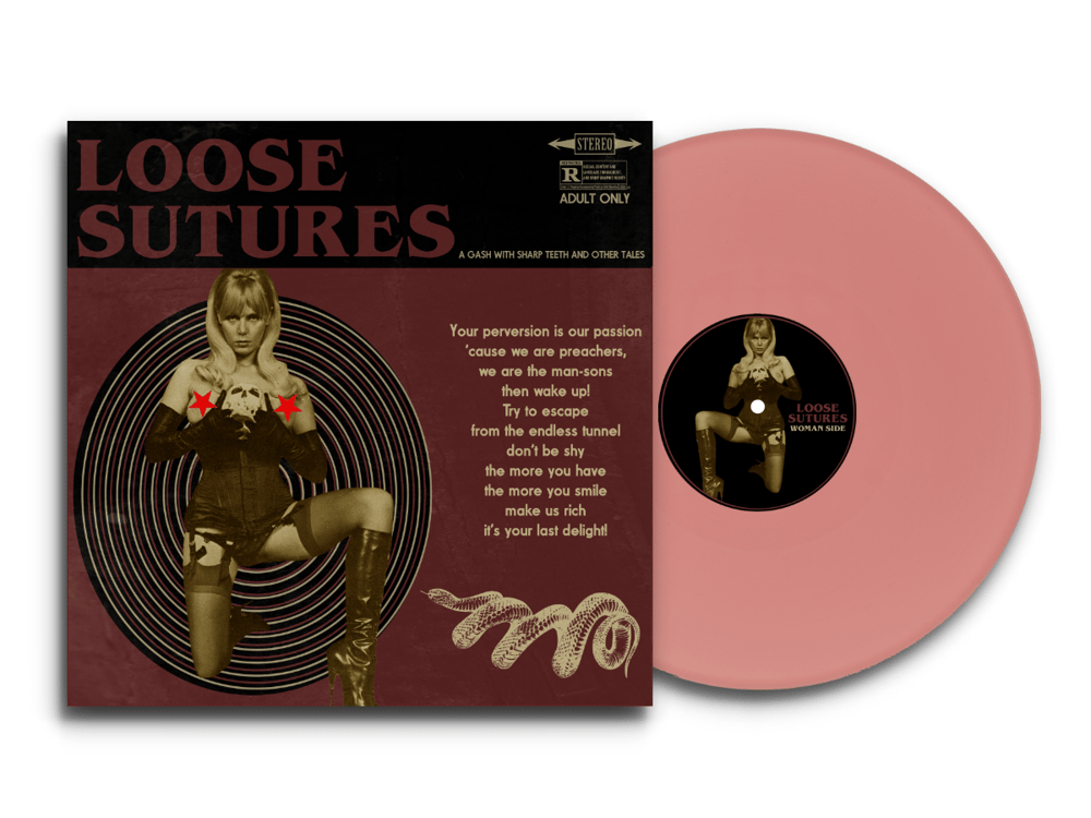 Image of Loose Sutures - A Gash With Sharp Teeth and Other Tales LTD 220x Pink Vinyl