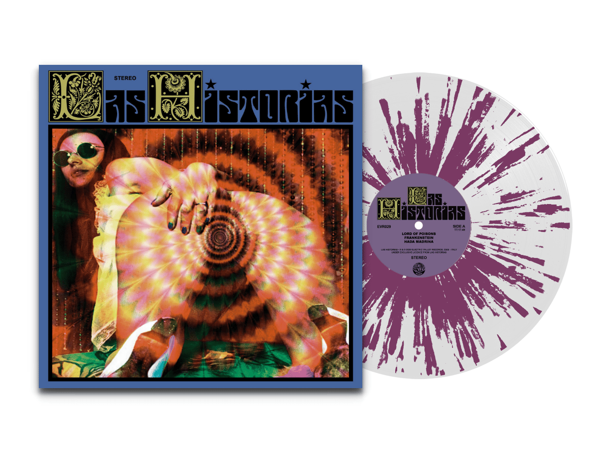 Image of Las Historias - S/T (Repress) 100x Ultra LTD Transparent Splatter Purple Vinyl