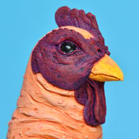 Image 2 of Bird Shaman (resin, hand painted)