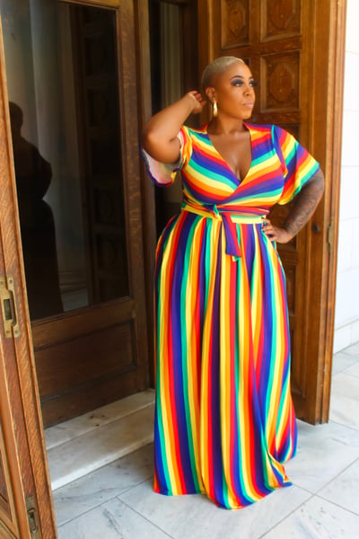 Image of Rainbow Skirt Set