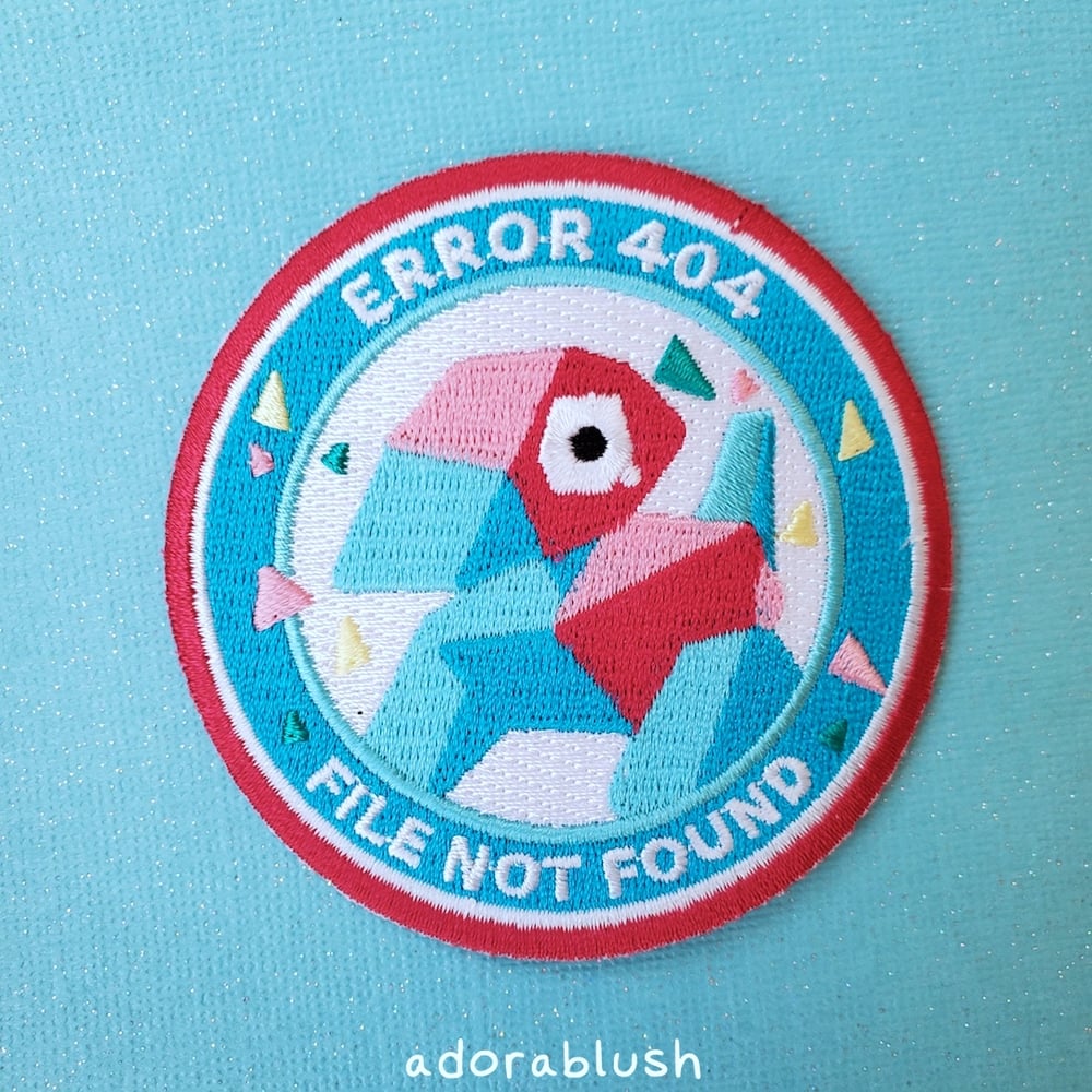 "Error 404" - Embroidered Patch
