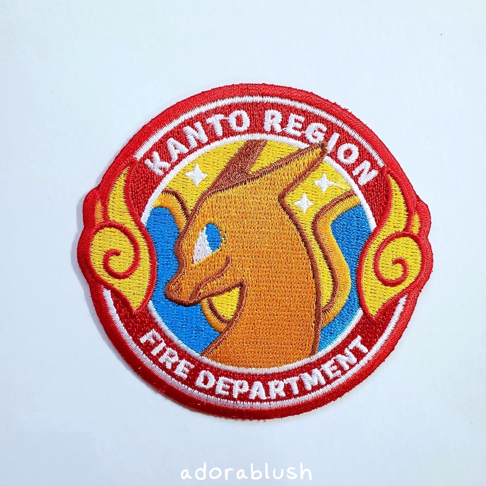 "Fire Department" - Embroidered Patch