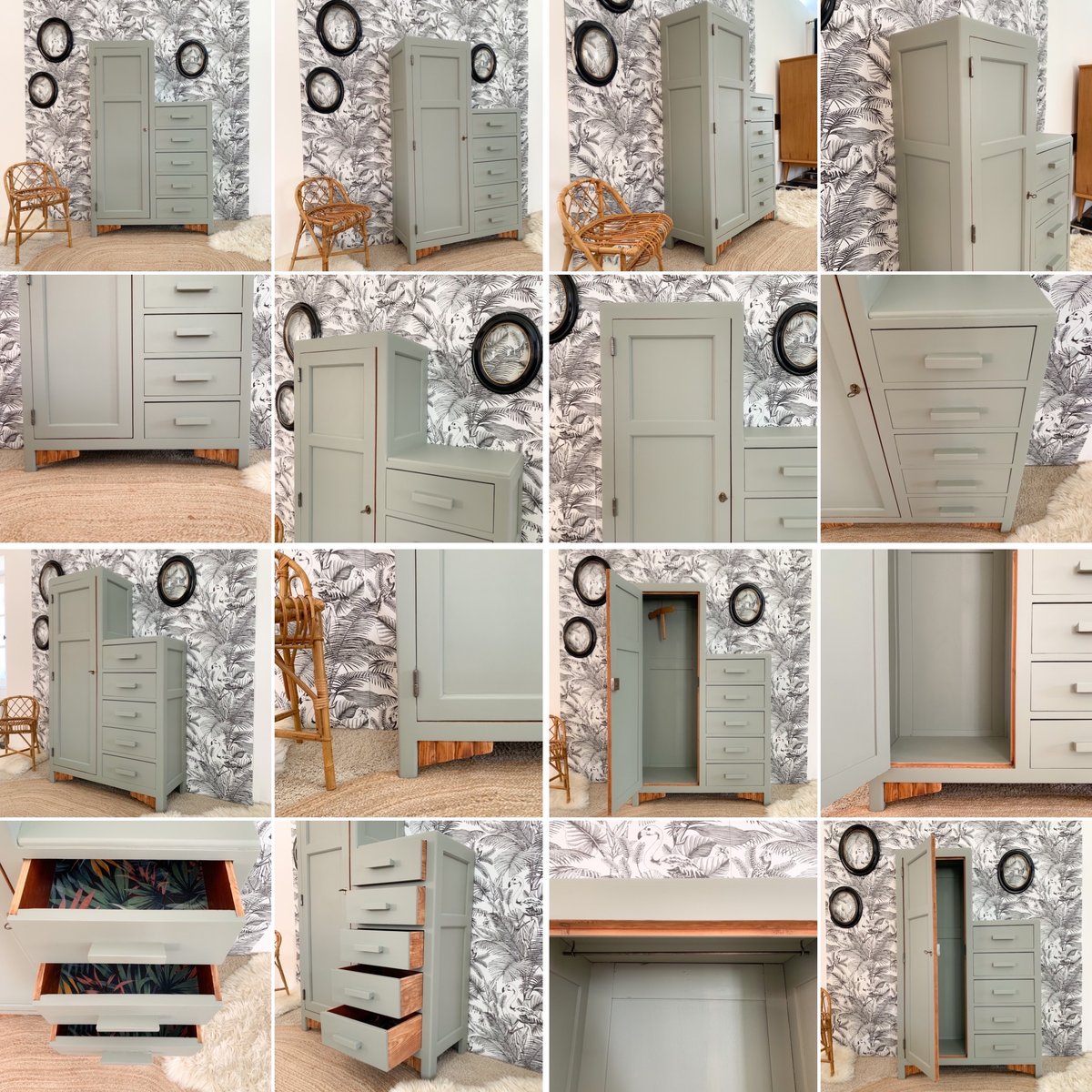 Image of VENDUE/SOLD OUT Armoire Asymétrique Flamingo