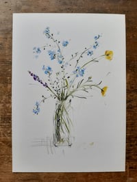 Forget-me-not vase