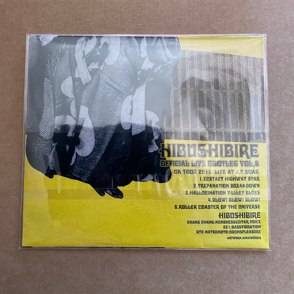 HIBUSHIBIRE 'Official Live Bootleg Vol 6' Japanese CD