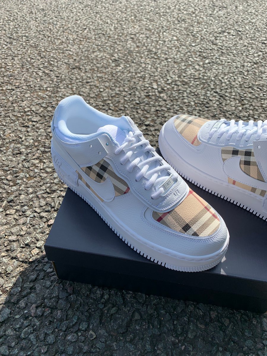 Burberry af1s shadow discount white