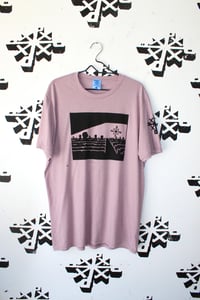 Image of came to see something tee in light purple 