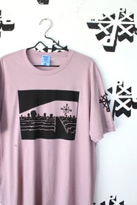 Image of came to see something tee in light purple 