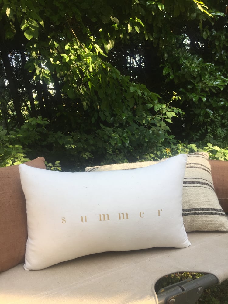 Image of Coussin écru summer