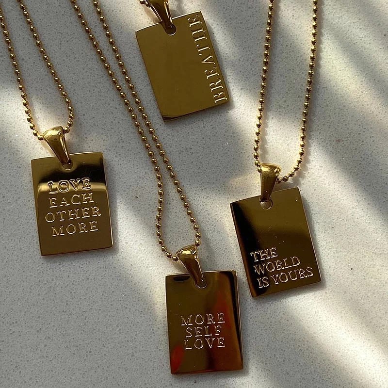 Image of AFFIRMATION Collection | 18k Gold Plated