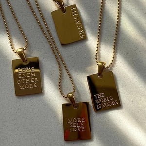 Image of AFFIRMATION Collection | 18k Gold Plated